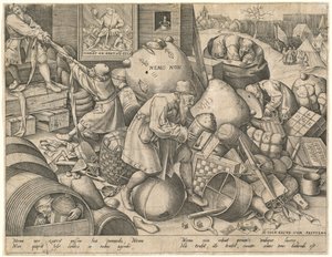 El gran teatro del mundo de Pieter van der Heyden after Pieter Bruegel the Elder