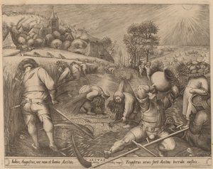 Verano de Pieter van der Heyden after Pieter Bruegel the Elder