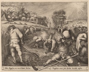 Verano de Pieter van der Heyden after Pieter Bruegel the Elder