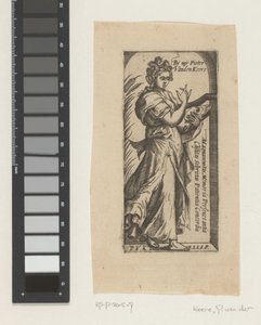 Personificación femenina de la virtud (?) de Pieter van der Keere
