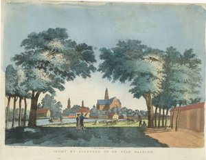 Vista de Haarlem desde Overveen
Vista de Haarlem desde Overveen (título en el objeto) de Pieter van der Meulen