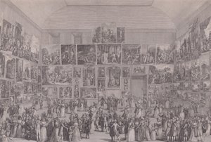 Exposición en el Salón del Louvre en 1787 de Pietro Antonio Martini