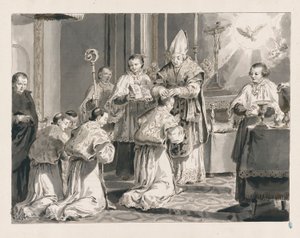 Ordenación de los siete sacramentos de Pietro Antonio Novelli