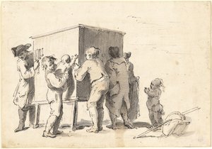El espectáculo de mirilla de Pietro Antonio Novelli