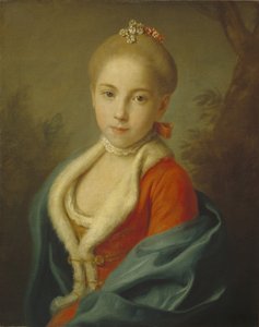 Retrato de la Princesa Catherine de Holstein-Beck de Pietro Antonio Rotari