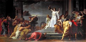 Judith sostiene la cabeza de Holofernes