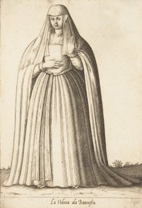 La Vedova ala Baronessa, ca. 1580 de Pietro Bertelli.