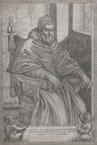 Retrato del Papa Sixto V de Pietro Facchetti