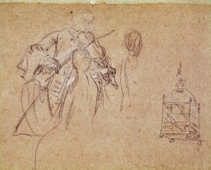 Un violinista de Pietro Longhi