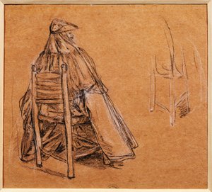 Italia, Venecia, Caballero enmascarado (Gentiluomo con bautta) de Pietro Longhi