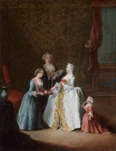 Dama en su tocador de Pietro Longhi