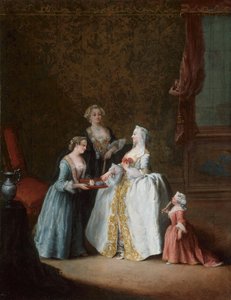 Dama en su tocador de Pietro Longhi