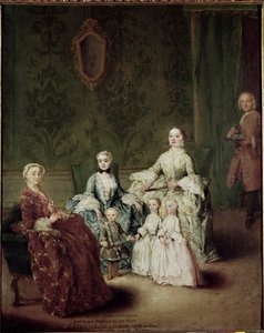 Retrato de la familia Sagredo de Pietro Longhi