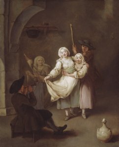 El baile, c.1750 (óleo sobre lienzo) de Pietro Longhi