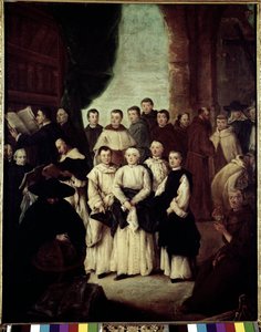 La Fraternidad de Venecia (La frateria di Venezia) de Pietro Longhi
