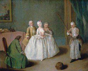 El juego de la olla de Pietro Longhi