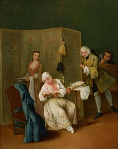 El caballero indiscreto de Pietro Longhi