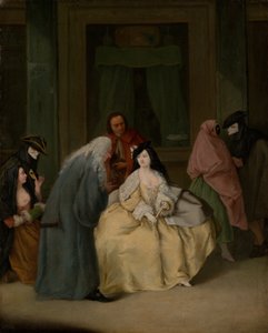 El encuentro, 1746 de Pietro Longhi