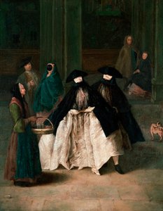 El vendedor de perfumes, c.1756 de Pietro Longhi