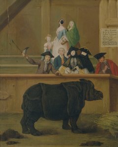 El rinoceronte, 1751 de Pietro Longhi