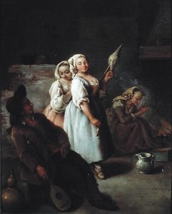 La hilandera de Pietro Longhi