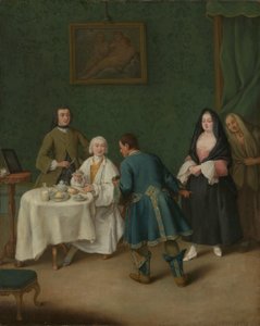 La tentación, 1746 de Pietro Longhi