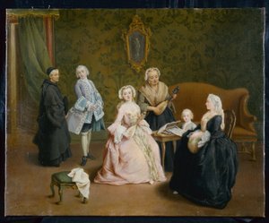 El concierto familiar de Pietro Longhi