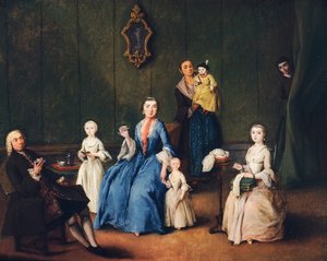 Familia veneciana de Pietro Longhi