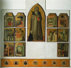 Retablo de la Beata Humildad por Pietro Lorenzetti (circa 1280-1348) de Pietro Lorenzetti
