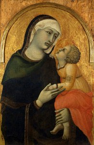 Pietro Lorenzetti - Virgen con niño - Google Art Project (27822073) de Pietro Lorenzetti