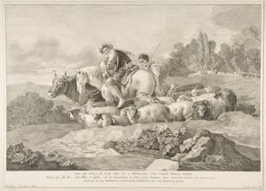 Uno de los Hijos de Noé que Va a Poblar una Parte de la Tierra de Pietro Monaco