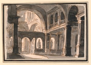 Diseño de Escenario, Interior de Iglesia de Pietro Narducci