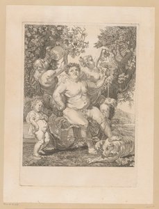 Baco en un tonel de vino de Pietro Peiroleri