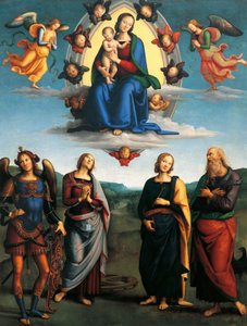 Madonna en gloria de Pietro Perugino
