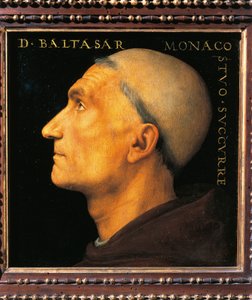 Retrato del Monje Baltasar de la Abadía de Vallombrosa de Pietro Perugino