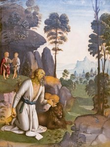 San Jerónimo en penitencia de Pietro Perugino