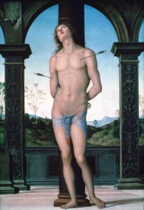 San Sebastián, c. 1470-1523 de Pietro Perugino