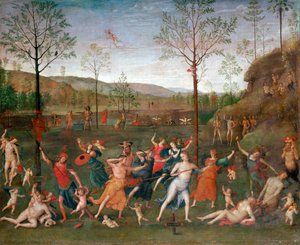 La batalla del amor y la castidad, c1503-1523 de Pietro Perugino