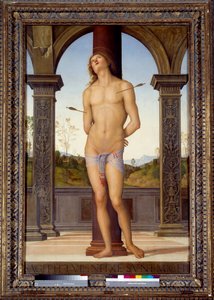 El martirio de San Sebastián de Pietro Perugino