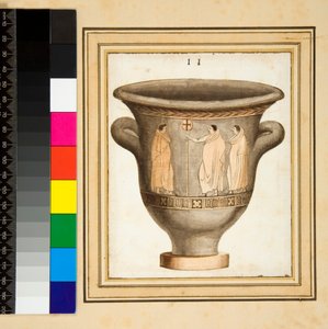 Un jarrón de figuras rojas de Pietro Santi Bartoli