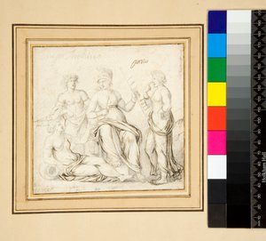 Atenea y tres mujeres