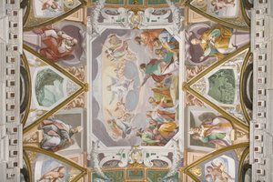 Bóveda con frescos de Pietro Sorri