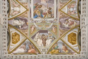 Bóveda con frescos de Pietro Sorri