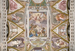 Bóveda con frescos de Pietro Sorri