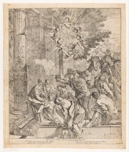 Adoración de los Reyes de Pietro Testa