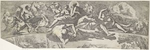 Alegoría del Otoño (parte superior) de Pietro Testa