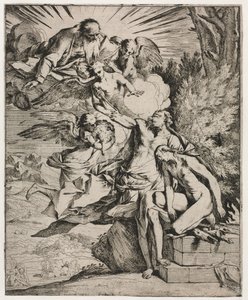 El Sacrificio de Abraham de Pietro Testa