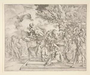 El sacrificio de Ifigenia de Pietro Testa