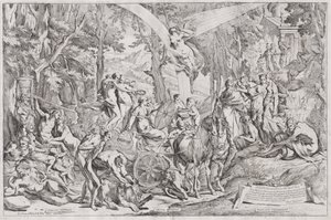 El triunfo de la pintura en el Parnaso de Pietro Testa