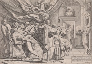 El suicidio del filósofo Cato de Pietro Testa